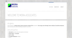 Desktop Screenshot of moraassociates.com