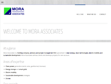 Tablet Screenshot of moraassociates.com